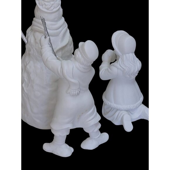 Vintage Department 56 Winter Silhouette We Can Build A Snowman 78592 - Picture 6 of 10